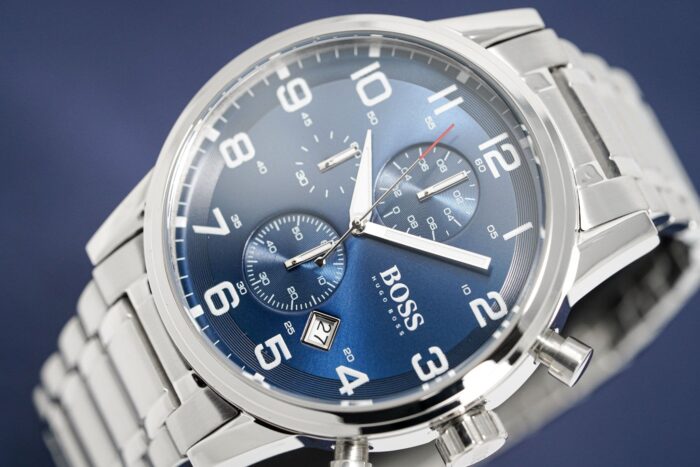 Hugo Boss Watch Chronograph Aeroliner Blue - HB1513183 - Image 8